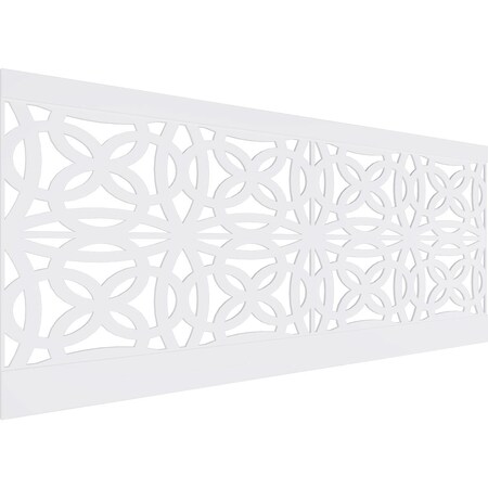 Ekena Millwork 40"H x 94 1/2"W Baytown PVC Wainscot Paneling Kit WPK40X94BYT